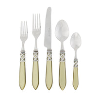 Aladdin Antique Chartreuse Five-Piece Place Setting