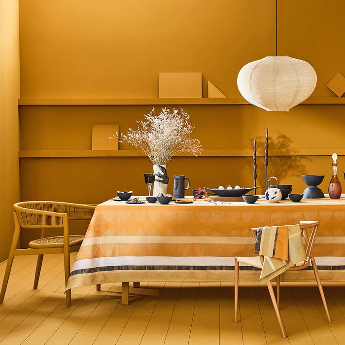 Mille Edo Tablecloth - Cuir - Cotton