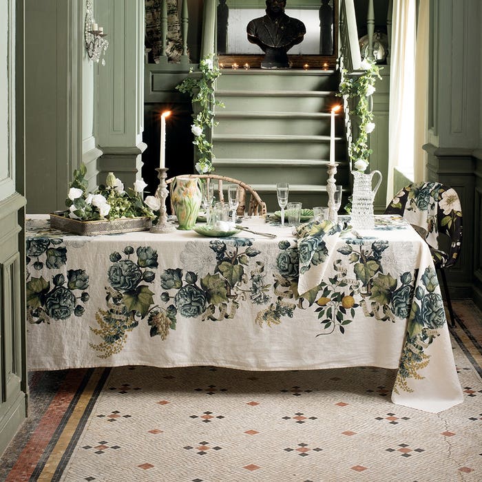 Giardino Tablecloth - Naturel - Cotton
