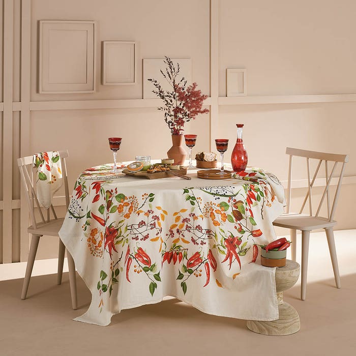 Piments Doux Tablecloth - Caliente - Cotton