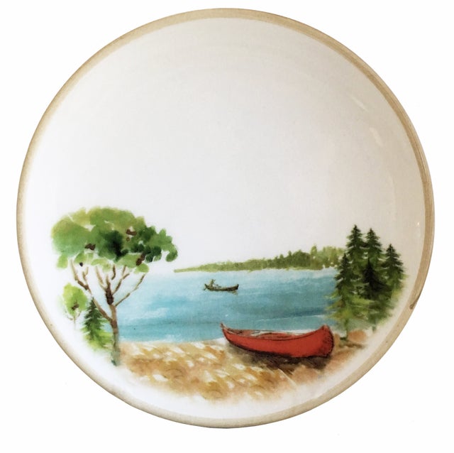 Canoe Salad/Dessert Plates (set of 6)
