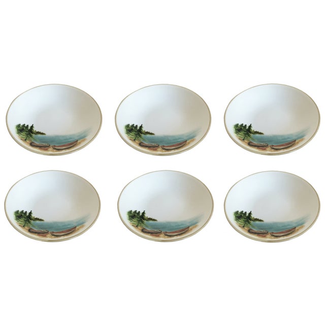 Canoe Pasta/Soup Bowls (set of 6) .