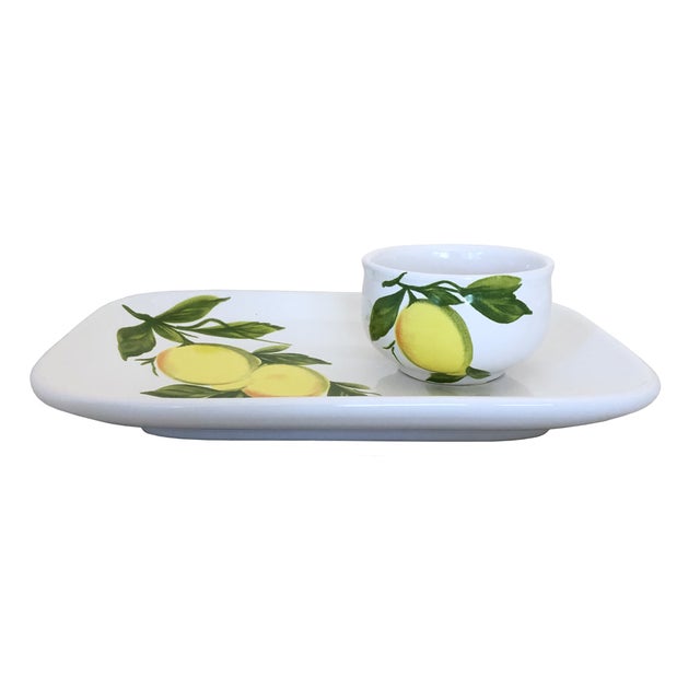 Lemon Tray and Small Bowl Set