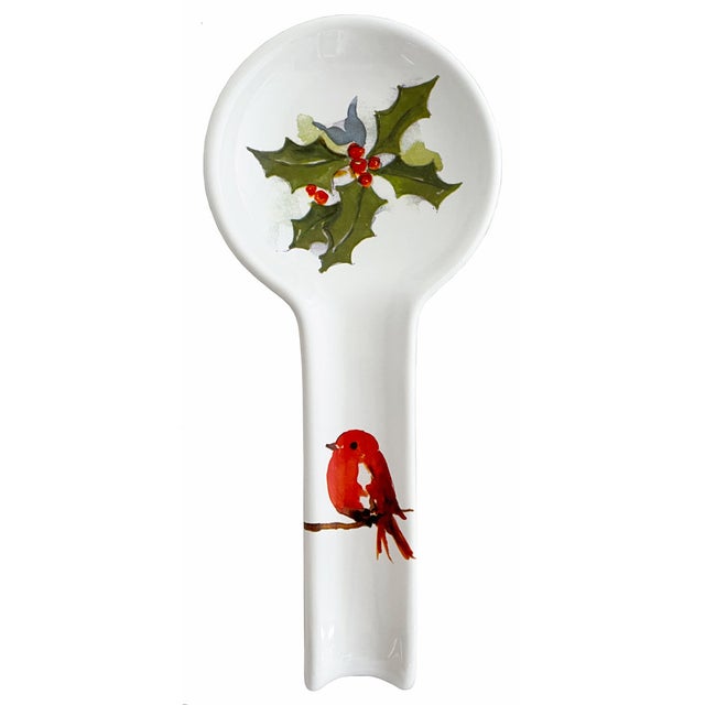 Winter Wonderland Holly & Berries Spoon Rest