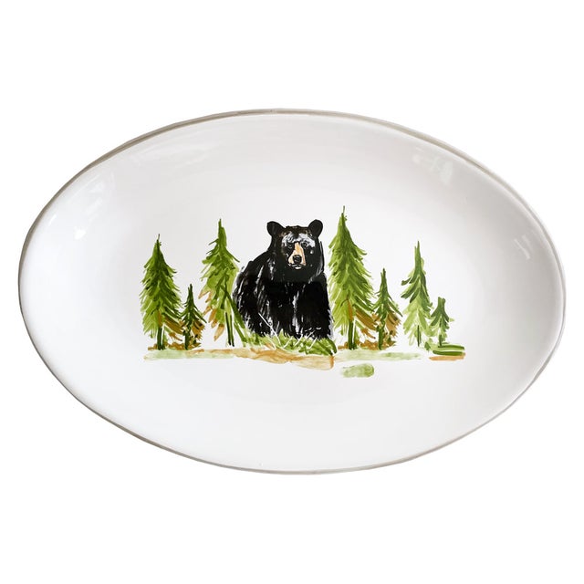 Black Bear Oval Platter