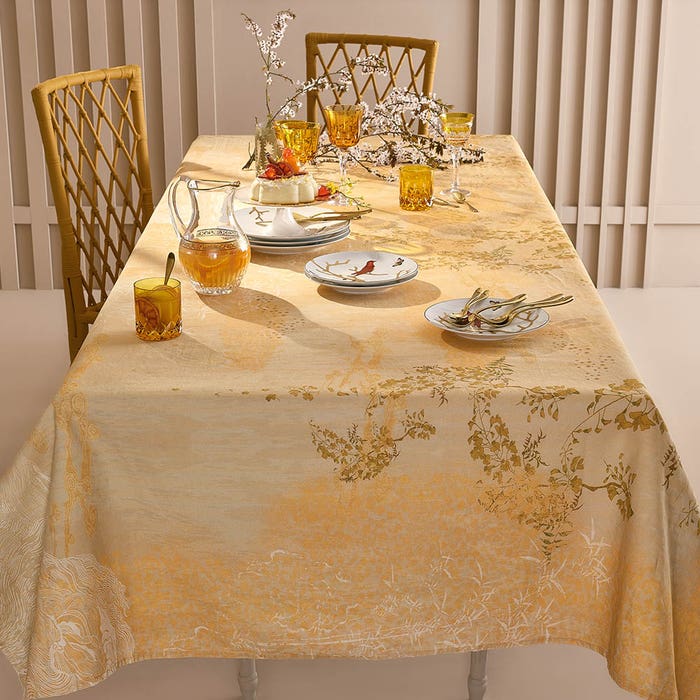 Soleil D'or Tablecloth - Dore - Cotton