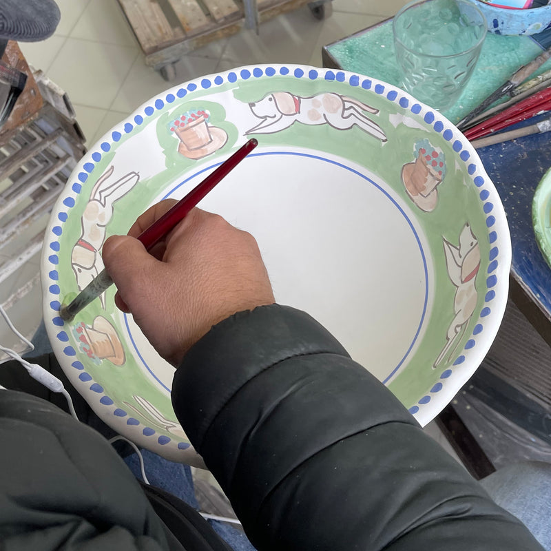 Campagna Cane Dinner Plate