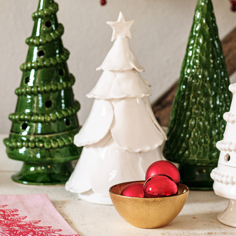 Foresta Green Medium Ruffled Tree