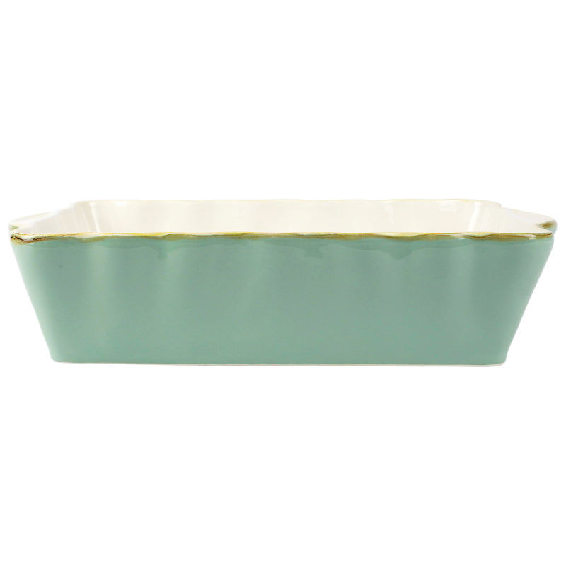 Italian Bakers Aqua Large Rectangular Baker