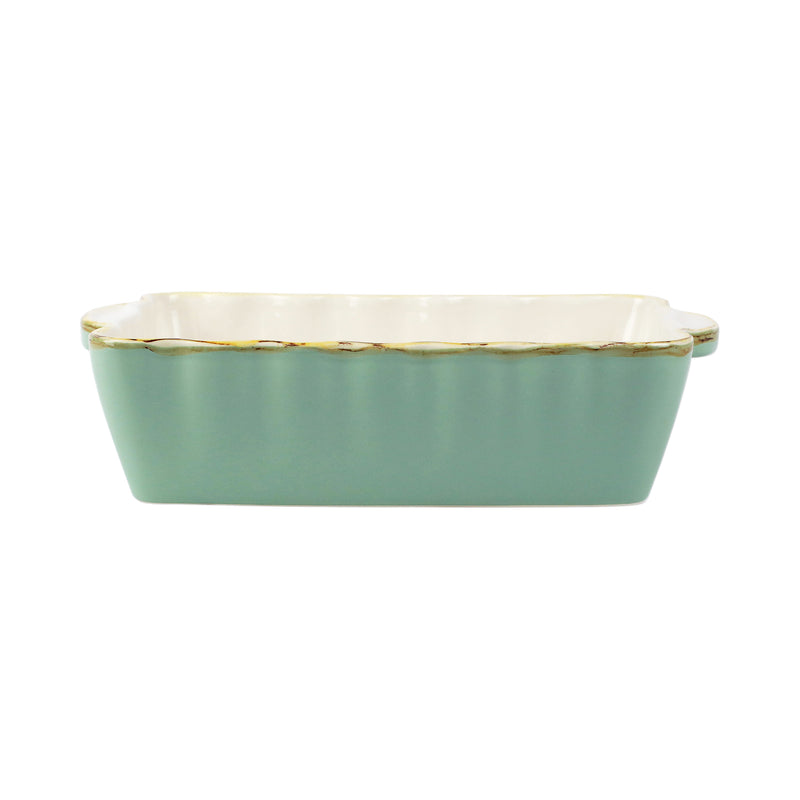 Italian Bakers Aqua Small Rectangular Baker