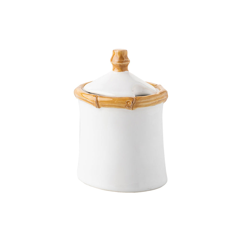Bamboo Sugar Bowl with Lid- Natural