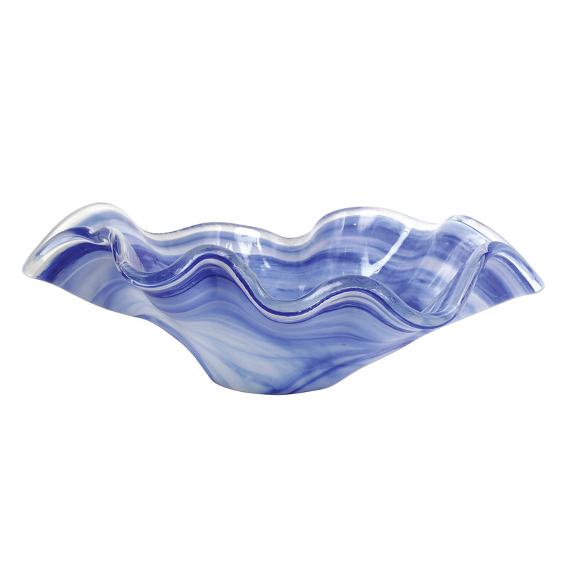 Onda Glass Cobalt Large Bowl