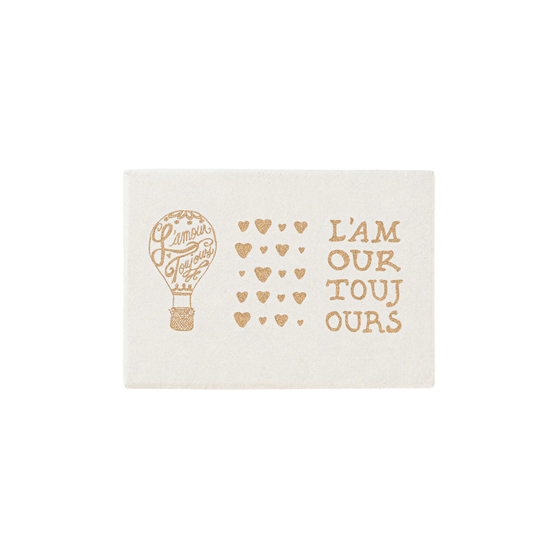 L'Amour Toujours Note Card Assorted Set/6 - Gold