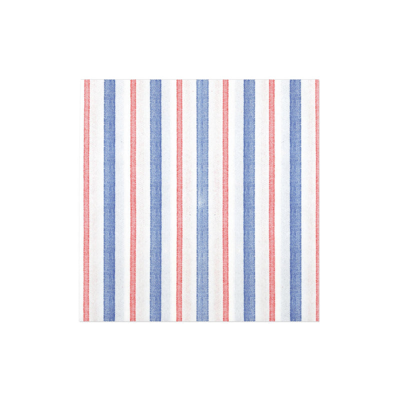 Papersoft Napkins Americana Stripe Dinner Napkins (Pack of 20)
