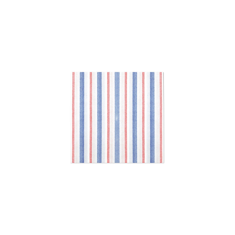 Papersoft Napkins Americana Stripe Cocktail Napkins (Pack of 20)