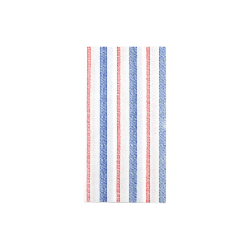 Papersoft Napkins Americana Stripe Guest Towels (Pack of 20)