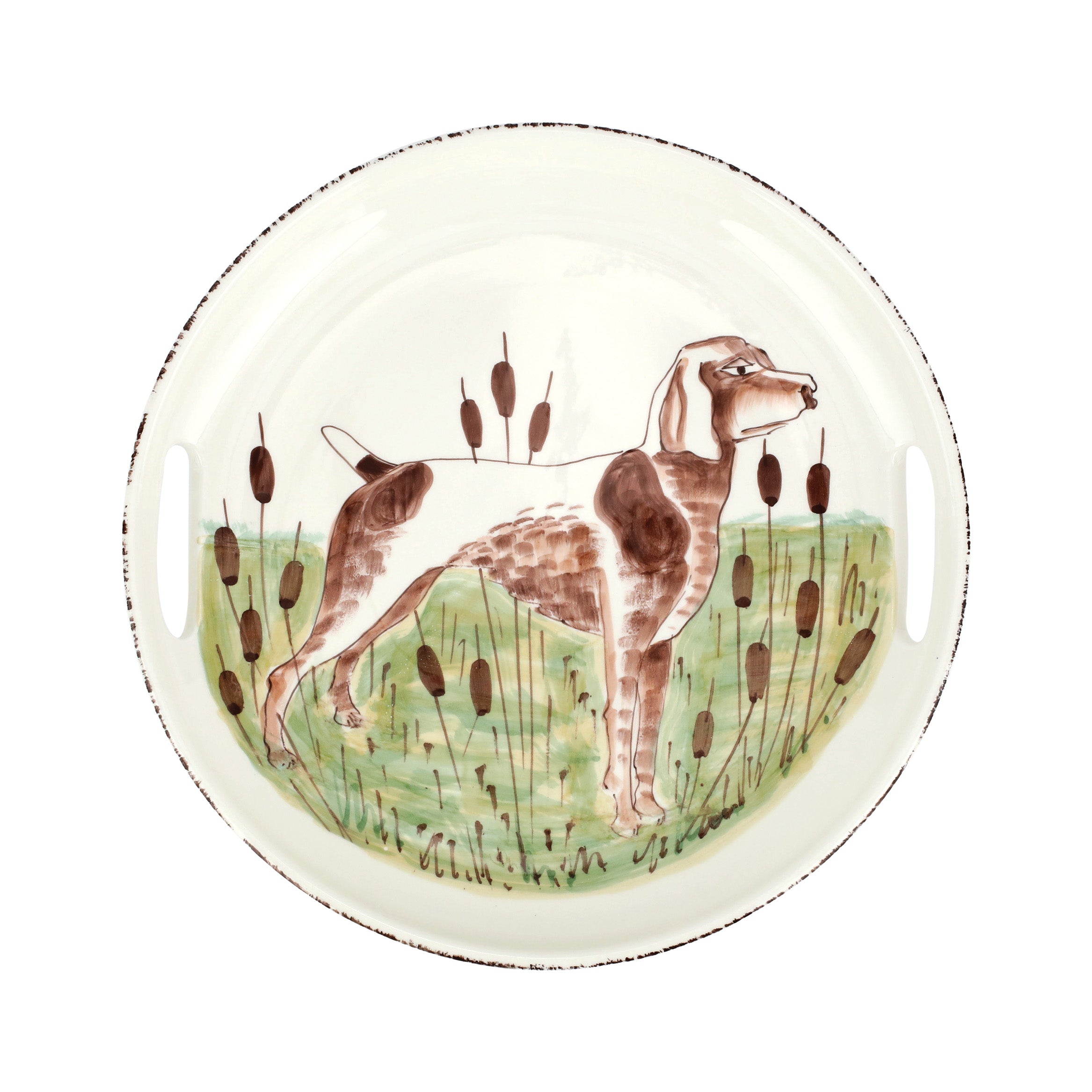 Vietri Wildlife Spaniel Tray