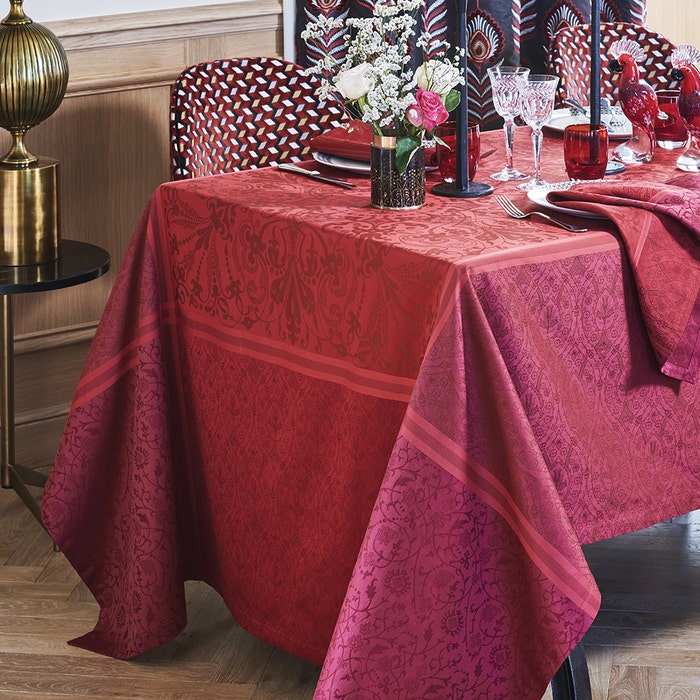 Cassandre Tablecloth - Grenat - Cotton
