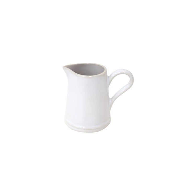 CREAMER 6oz-WHITE W/CREAM RIM (BEJA)