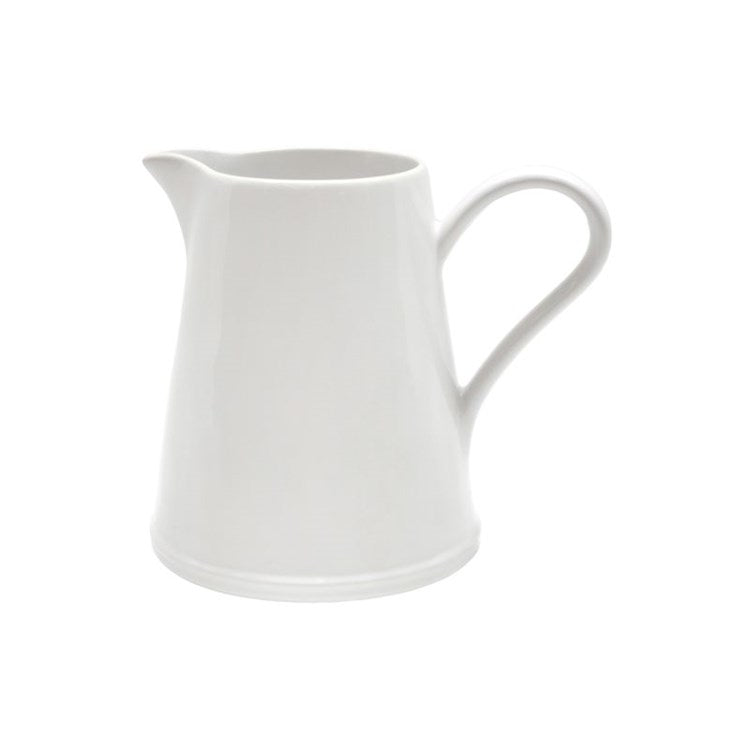 PITCHER 74oz-WHITE W/CREAM RIM (BEJA)