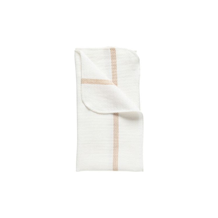 NAPKIN WHITE-CARAMEL 50%LI/50%CO (CAROLINA)