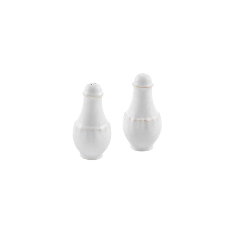 SALT & PEPPER SET-WHITE (IMPRESSIONS)