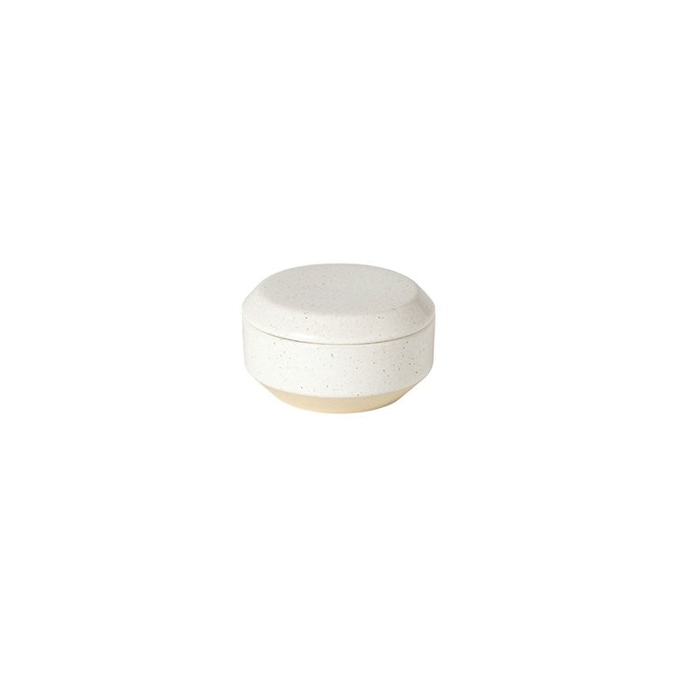 BUTTER DISH W/ LID-WHITE (MODERN STORAGE)