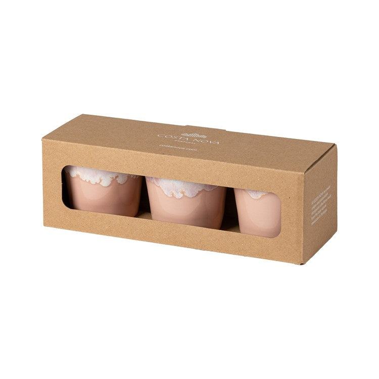 S/3 LUNGO GIFT BOX-PINK (GRESPRESSO ECOGRES)
