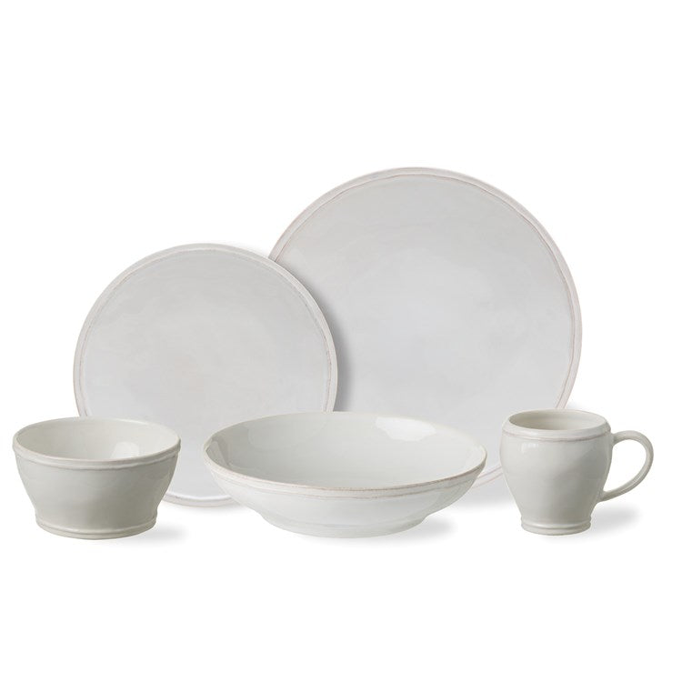 PLACE SETTING 5PC-WHITE (FONTANA)