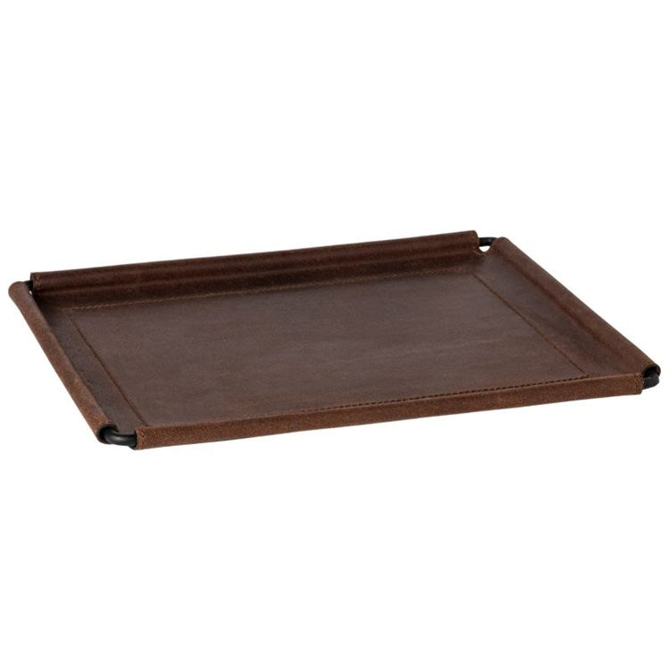 LEATHER TRAY RECT 12in (LEATHER)