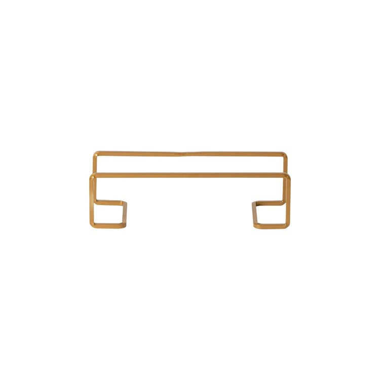 LOW METALLIC RISER 4inHX11inL-GOLD (MARRAKESH)