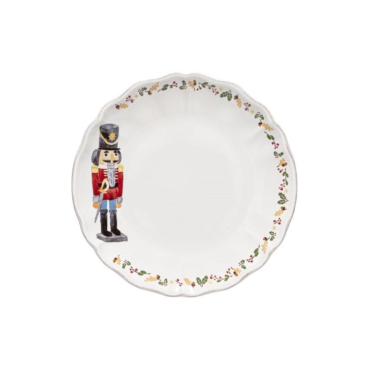 DINNER PLATE-WHITE NUTCRACKER (THE NUTCRACKER)