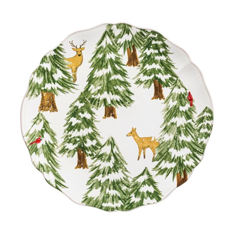 CHARGER PLATE PLATTER 13in-WHITE (THE NUTCRACKER)