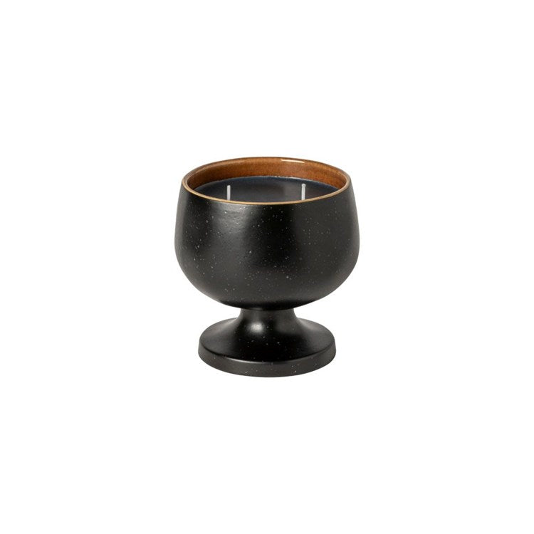 CHALICE SOY WAX CANDLE 5in-BLACK (RIVIERA)