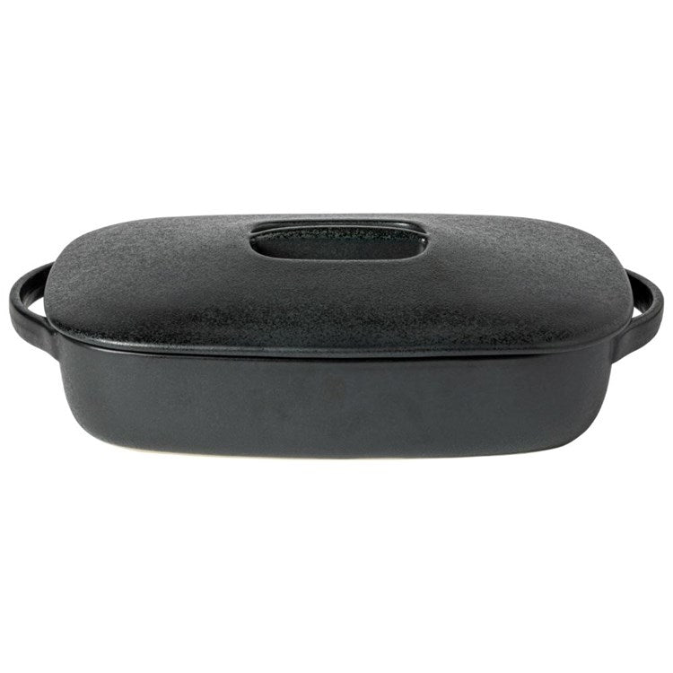 BAKER RECT 16in COVERED-CARBON (BOUTIQUE)
