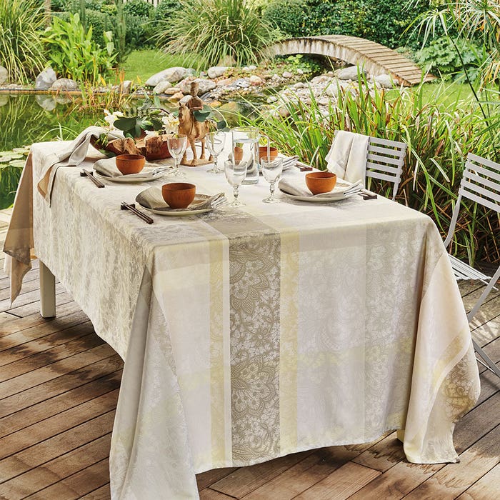 Mille Dentelles Tablecloth - Naturel - Cotton