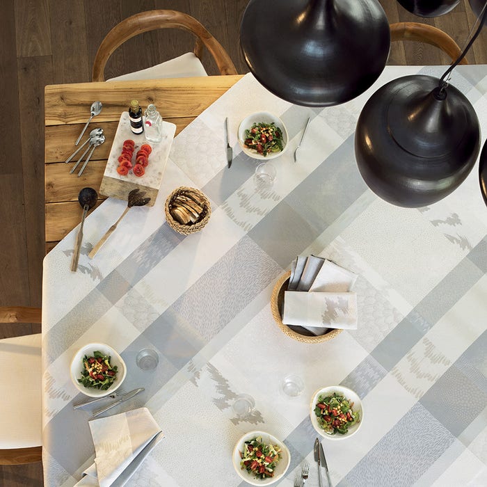Mille Matieres Tablecloth - Vapeur - Cotton