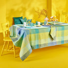Mille Rainures Tablecloth - Atoll - Cotton