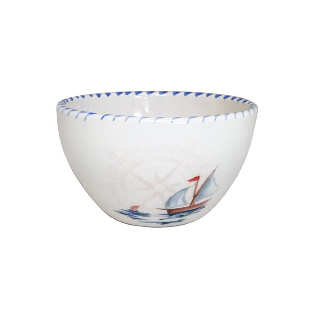 Sailboat Mini Soup/Salad/Dessert/ Dipping Bowl