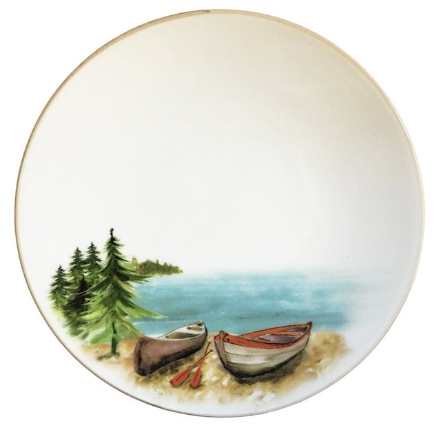 Canoe Dinner Plates (set of 6)