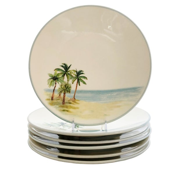 Palm Breezes Dinner Plates (set of 6)