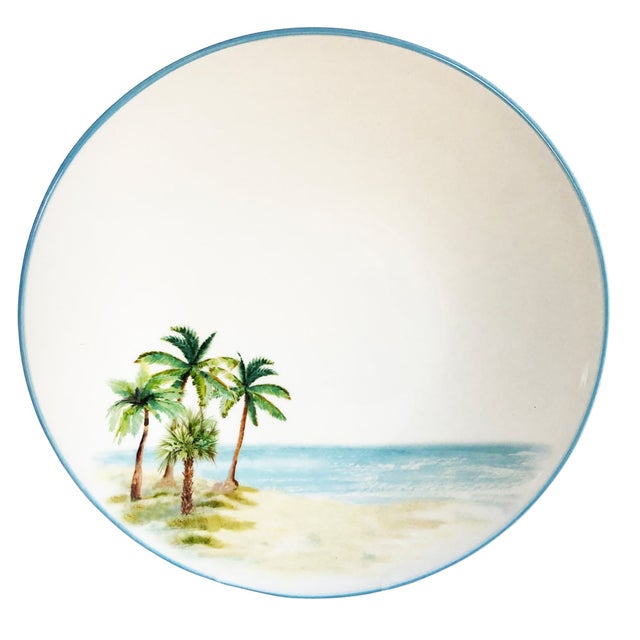 Palm Breezes Pasta/Soup Bowls (set of 6)