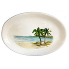 Palm Breezes Oval Platter 