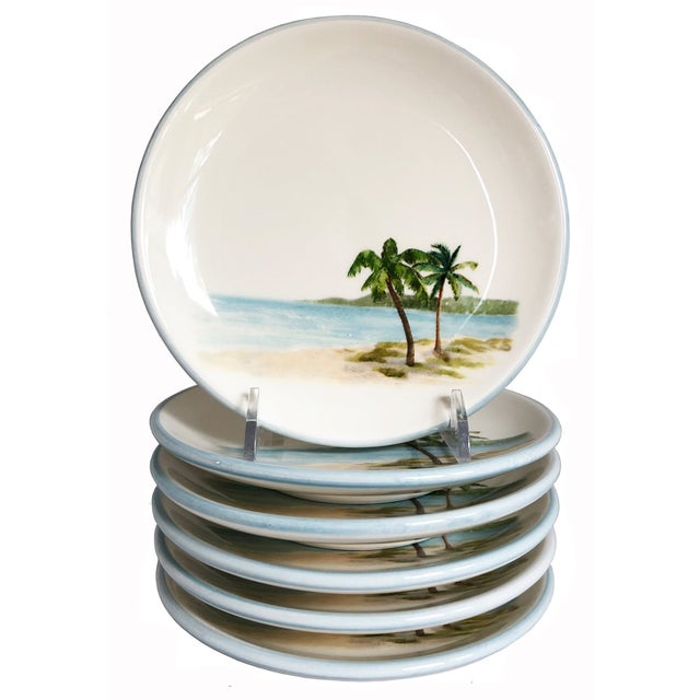 Palm Breezes Small Plates (set of 6)