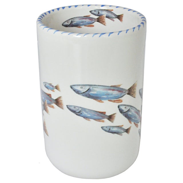 School of Fish Wine Bottle/Utensil Holder 