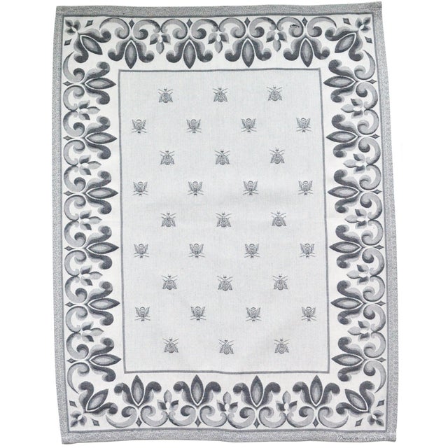 Kitchen Towel -Bees - Black 100% cotton