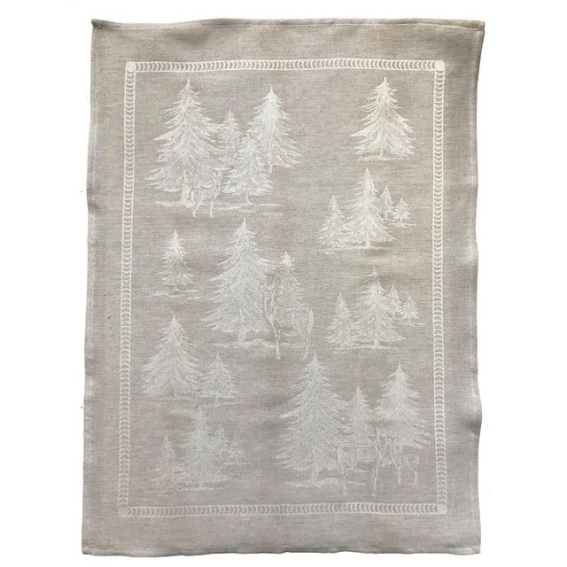 Kitchen Towel - Forest Natural Cotton & Linen