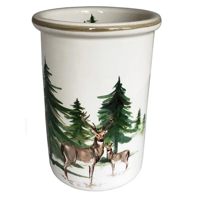 Woodlands Wine Bottle/Utensil Holder