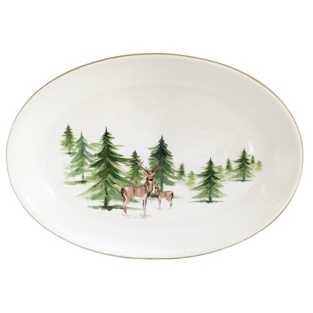 Woodlands Oval Platter 