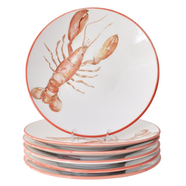 Lobster Dinner Plates (set of 6) 